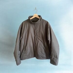 Eddie Bauer Vintage Bomber Jacket Men’s XL Green Fleece Lined Outdoor Coat